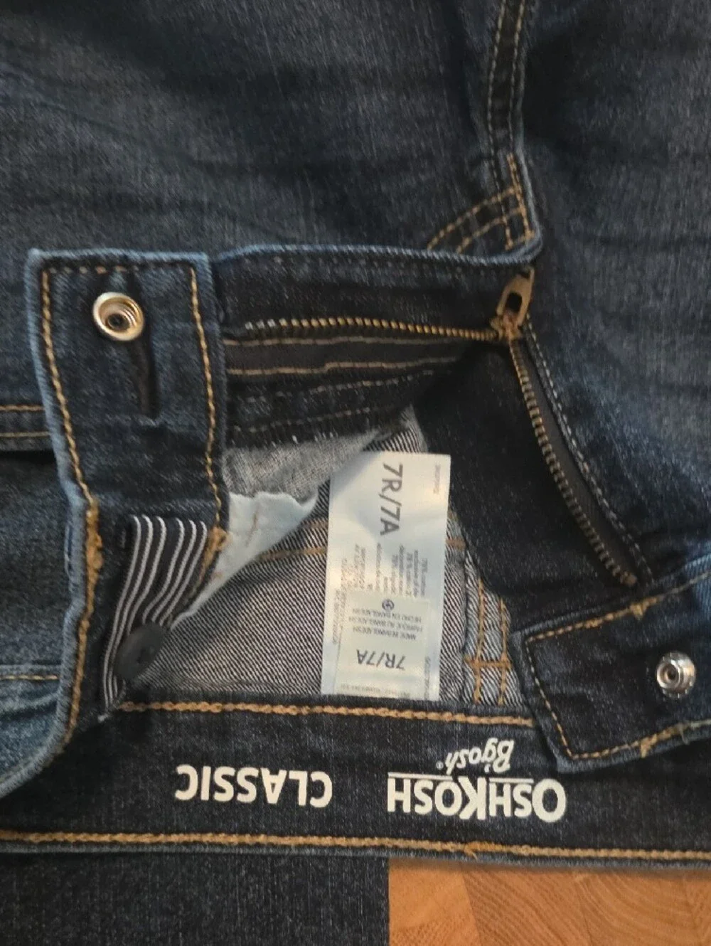 5/ $25 OshKosh B'gosh Dark Blue Kids Jeans